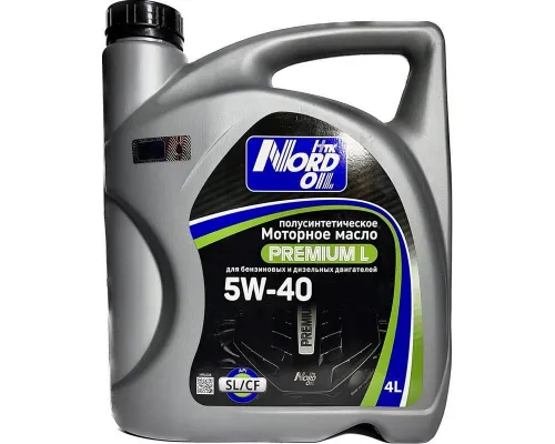 Моторное масло NORD OIL Premium L 5W-40 SL/CF 4л