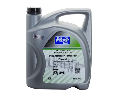 Моторное масло NORD OIL Premium N dizel 10W-40 SN/CF 5л