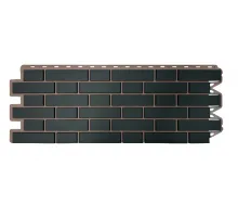 Фасадная панель Кирпич Клинкерный (Графит) 1,22х0,44м