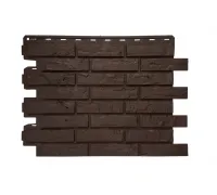 Фасадная панель кирпич Рижский Эко (Коричневый) 0,71 х 0,56м