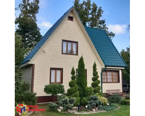 Фасадная панель Камень Скалистый (Кремовый ЭКО) 1,16х0,45м 