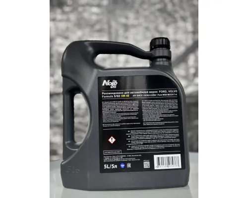 Моторное масло NORD OIL 5W-40 FORD, Volvo 5л