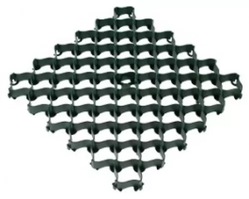 Решётка усиленная с высоким профилем (зеленая) 0,5х0,5м