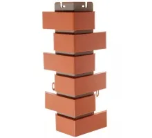 Наружный угол Кирпич Клинкерный (Красный) 0,45х0,16м