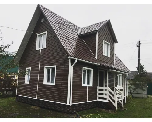 Акриловый сайдинг Т-01 Орех тёмный 3,66м