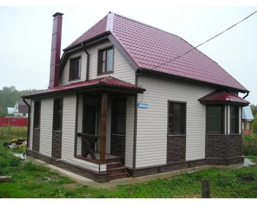 Виниловый сайдинг Аляска Ивори 3x0.205м