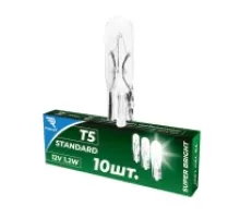 Лампа накаливания T5 12V1.2W BX2d Standard REKZIT