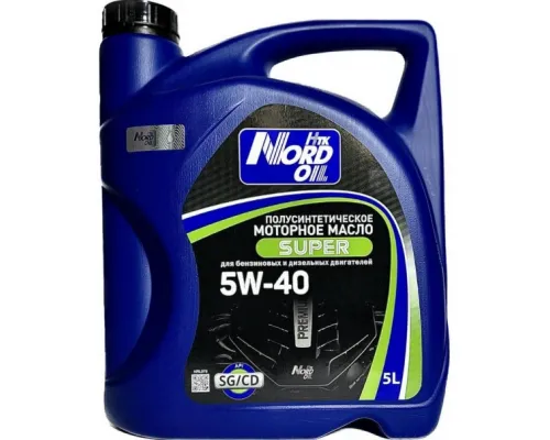Моторное масло NORD OIL Super 5W-40 SG/CD 5л