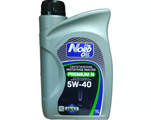 Моторное масло NORD OIL Premium N 5W-40 SN/CF 1л