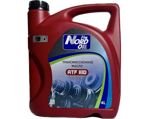 Трансмиссионное масло NORD OIL АТF IIID 4л