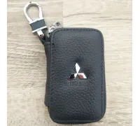 Ключница Авто из натуральной кожи флотер с логотипом Mitsubishi