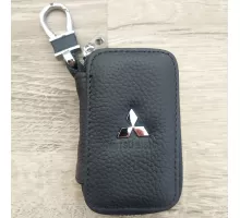 Ключница Авто из натуральной кожи флотер с логотипом Mitsubishi