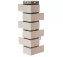 Наружный угол Кирпич Клинкерный (Белый)  0,45х0,16м