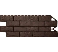 Фасадная панель Фагот ЭКО (Коричневый) 1170 x 450 x 26 мм