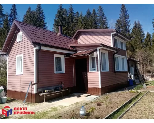 Акриловый сайдинг Т-01 Красно-коричневая 3,66м
