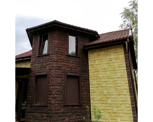 Фасадная панель Гранит (Альпийский) 1130x470мм