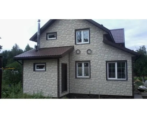 Фасадная панель Камень (Жжёный) 1130х470 мм