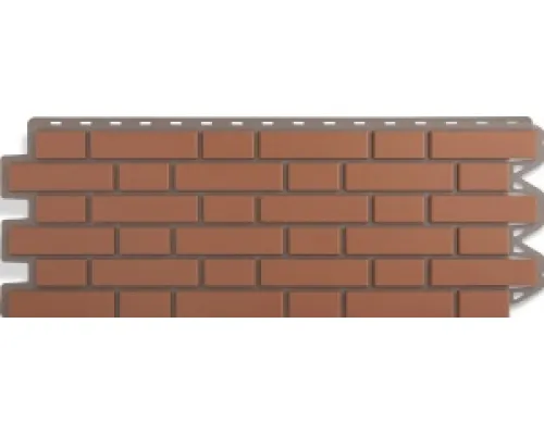Фасадная панель Кирпич Клинкерный (Красный) 1220x440 мм