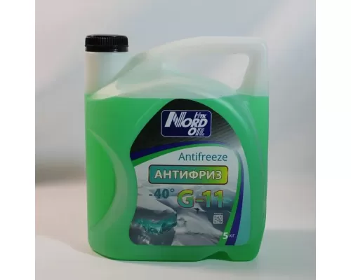  Антифриз Nord Oil G11 (Зеленый -40) 5кг