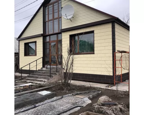 Фасадная панель Камень Неаполь ЭКО (Песчаный) 1,25х0,45м