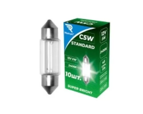 Лампа накаливания C5W 12V5W BA9s 11х36 Standard REKZIT