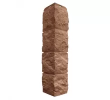 Наружный угол ТУФ ЭКО (Терракотовый) 580 x 150 x 45 мм