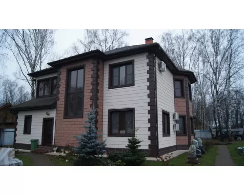 Фасадная панель Камень Неаполь ЭКО (Терракотовый) 1,26 х 0,45м