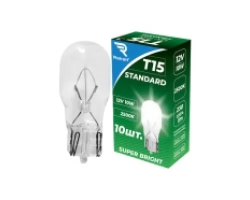 Лампа накаливания T15 12V10W W16W Standard REKZI