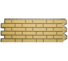 Фасадная панель Кирпич Клинкерный (Желтый) 1220x440 мм
