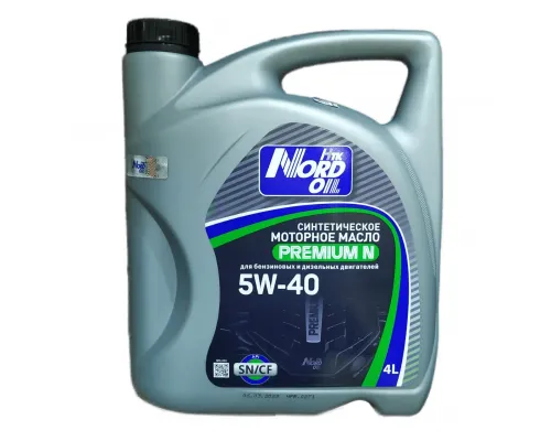 Моторное масло NORD OIL Premium N 5W-40 SN/CF 4л