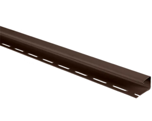 Планка J - trim (Коричневая) 3м