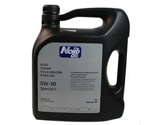 Моторное масло NORD OIL 0w-30 Audi, Skoda, VW 5л