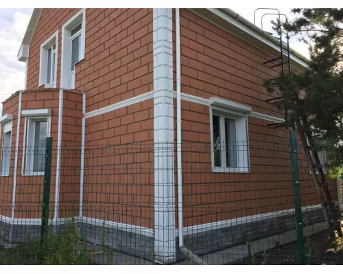 Фасадная панель Камень Неаполитанский (Терракотовый) 1260х450 мм