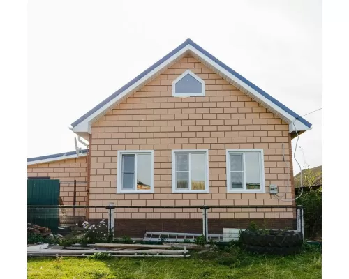Фасадная панель Камень Неаполитанский (Слоновая кость) 1260х450 мм