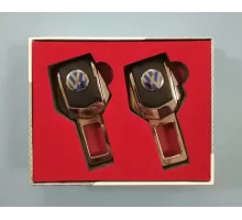 Заглушки замка для ремней безопасности в автомобиль с логотипом Volkswagen (2шт)