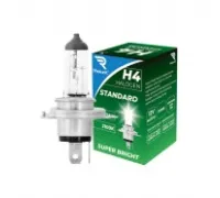 Лампа накаливания H4 12V60/55W P43T Standard REKZIT