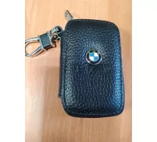 Ключница Авто из натуральной кожи флотер с логотипом BMW