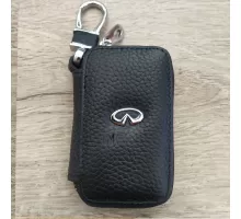 Ключница Авто из натуральной кожи флотер с логотипом Infiniti