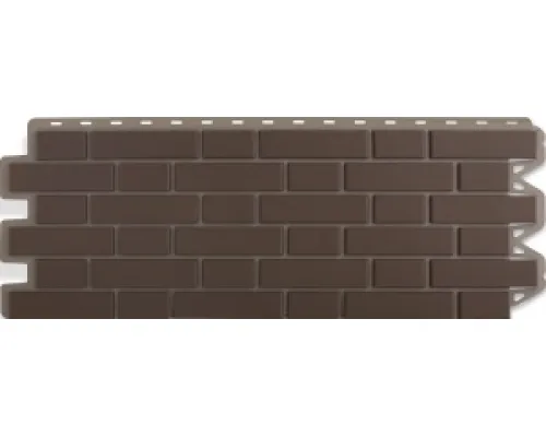 Фасадная панель Кирпич Клинкерный (Коричневый) 1220x440 мм