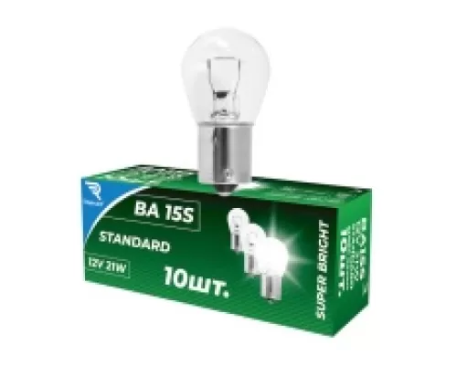 Лампа накаливания P21W 12V21W BA15S Standard REKZIT